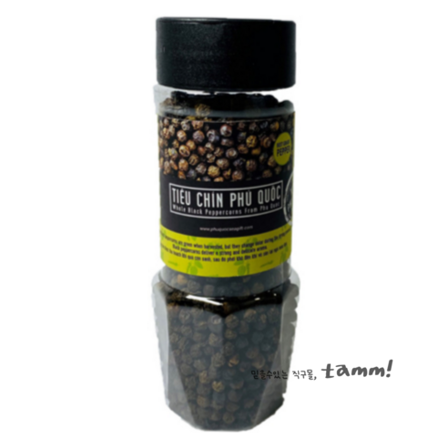 푸꾸옥 후추 킹콩마트 통흑후추 베트남 특산품 TIEU CHIN PHU QUOC, 1개, 125g