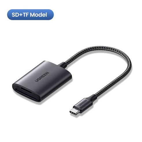 [SW] 카드 리더 USB 3.0 SD/TF 카드 리더 마이크로 SD/TF 카드 리더 어댑터 노트북 컴퓨터 메모리 카드 USB-C, 2 in1 Model