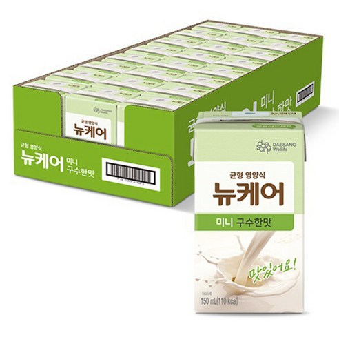 대상웰라이프 뉴케어 미니 구수한맛 150ml x 24개입, 24개