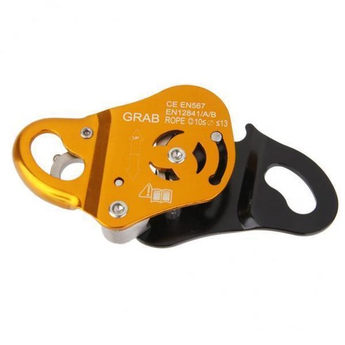 8mm - 13mm 밧줄을 위한 2xOutdoor 암벽 등반 장치 알루미늄 횡령 Protecta, 7075 항공 알루미늄, 골드