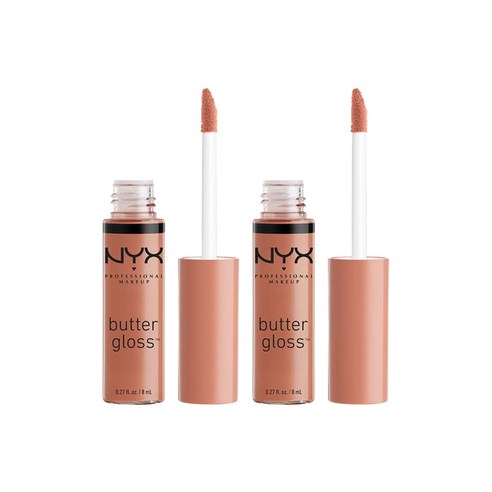 엔와이엑스 버터 립글로스 8ml, madeline, 2개