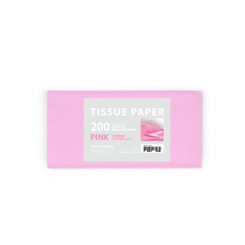 PaperPhant 다용도 Color 색화지 4절 (Tissue Paper), 핑크, 200매