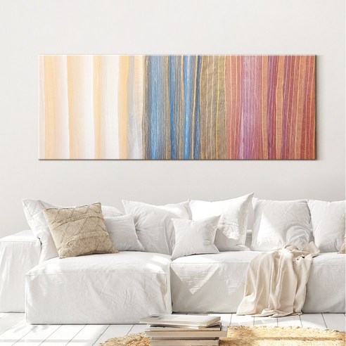 대형 추상화 액자로 완성하는 감성 인테리어 거실액자