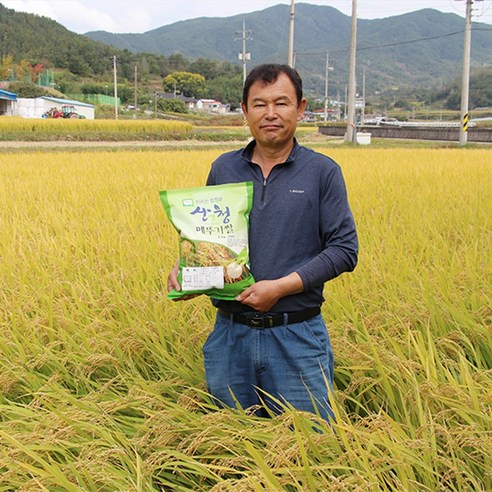 지리산 친환경 무농약 메뚜기쌀 오분도미 당일도정, 1개, 5KG