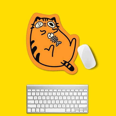 YJQ 큰 귀여운 Kawaii 마우스 패드 노트북 데스크 매트 데스크탑 고무 패드 게이머 게임 매트 PC 노트북 게임 액세서리, 색깔3