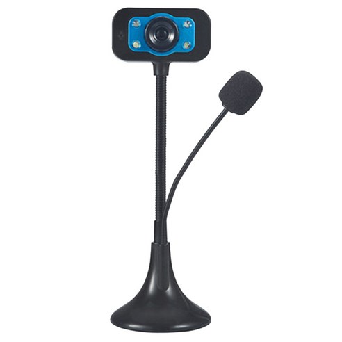 노 브랜드 웹 카메라 USB 고화질 웹캠 4 Skype Youtube 컴퓨터 PC L 용 MIC 데스크탑이있는 캠 Led