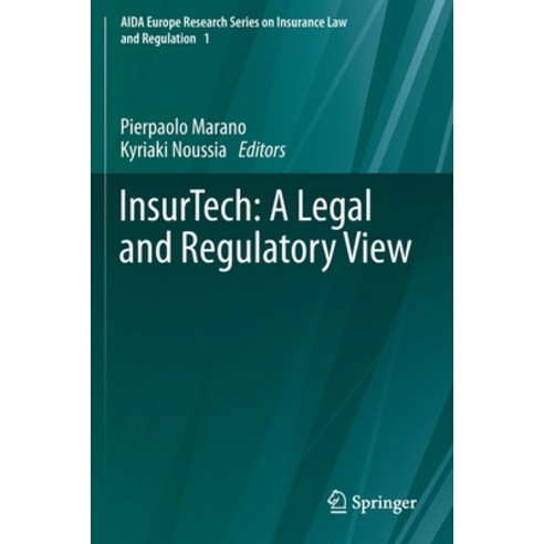 Insurtech: A Legal and Regulatory View Paperback, Springer, English, 9783030273880