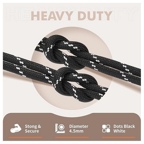 풀림 걱정 없이 안전한 산행, 국산 프리미엄 등산화 끈