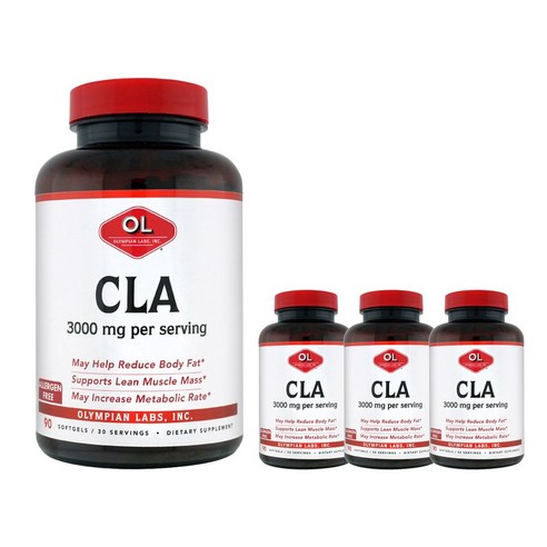 올림피안랩스 CLA 3000mg 소프트젤, 90개입, 4개, 90정