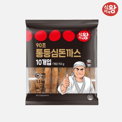 식자재왕 90초 통등심돈까스 150gx10 2봉, 단일속성, 10개, 150g 늘찬애치즈돈가스2kg Best Top5