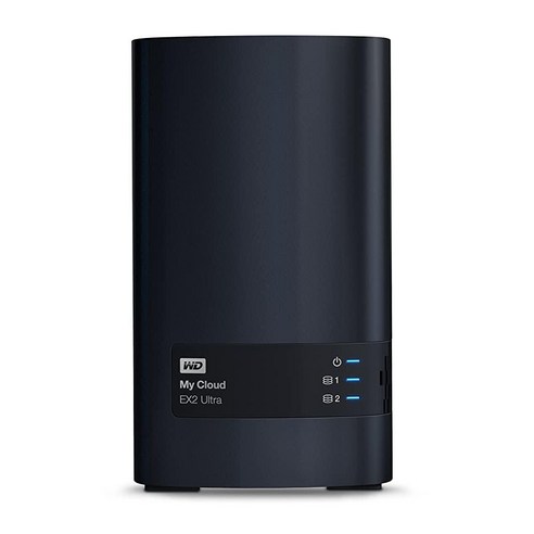 WD 28TB My Cloud EX2 Ultra 2-bay 네트워크 연결 스토리지 NAS 및 RAID WDBVBZ0280JCH-NESN.