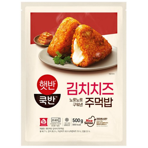 제일제당 [CJ]햇반쿡반 김치치즈주먹밥 500GX3