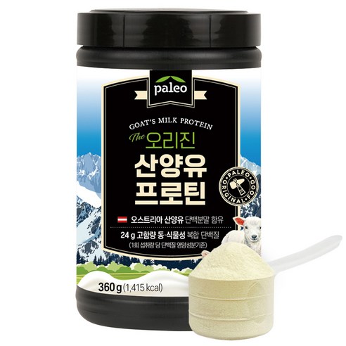 오리진 팔레오 산양유 프로틴 단백질 박군 초유, 360g, 3개