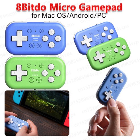 8bitdo얼티메이트ns  팔얼블 8BITDO 얼티메이트 블루투스 클래식 게임패드 컨트롤러 호환 포켓 맥 OS 안드로이드 PC 2D 무선, 없음, 5.Bag 1PCS