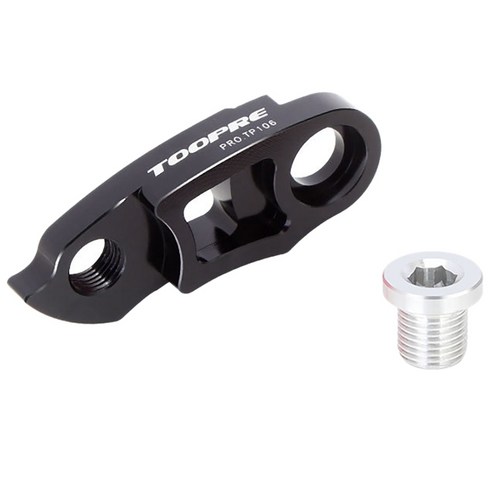 Retemporel TOOPRE MTB 도로 자전거 뒷 변속기 행거 연장 테일 후크 익스텐더 프레임 부품(블랙)