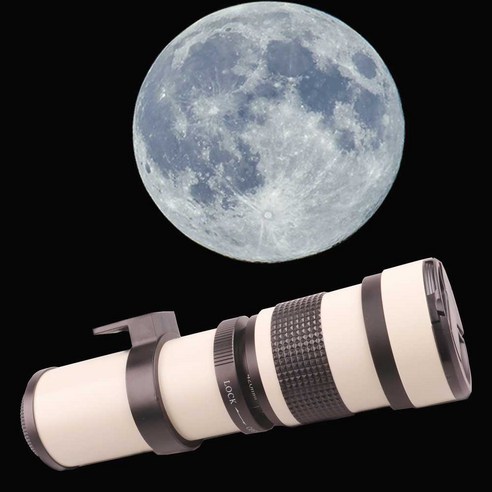 420-800mm 망원 렌즈 수동 초점 풀 프레임 망원 렌즈 SLR 미러리스, 펜탁스하양패키지2