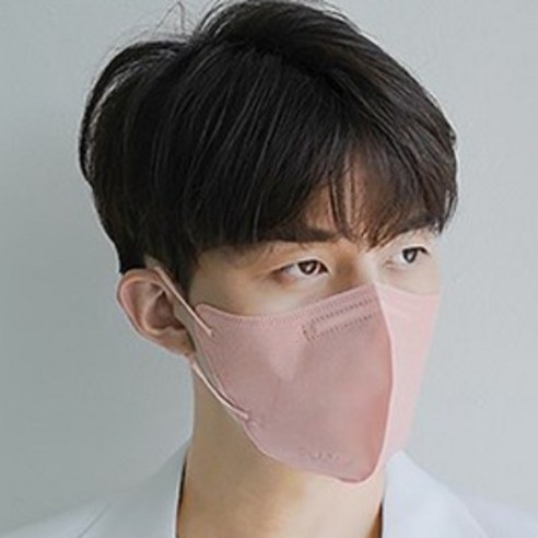 푸름마스크 새부리형 덴탈마스크 일회용 컬러 국산 여름용 50매입, 1개, 피치코랄