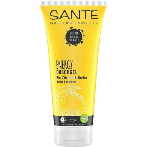 독일 산테 Sante Shower Gel 레몬 & 모과 에너지 샤워 젤, 4개, 200ml