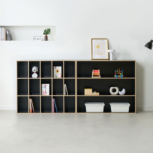 아이의 꿈을 담는 공간, 나산가구 3*1 블랙 교구장