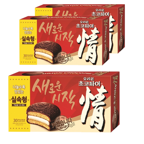 오리온 초코파이 정, 39g, 3개