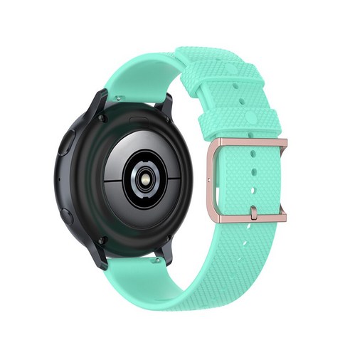 삼성 갤럭시 와치 3 45mm 41mm 스트랩 Galaxy Watch 3 45mm 41mm 부드럽다 고무 손목 밴드 20mm 22mm 빠른 릴리스 시계줄, #4