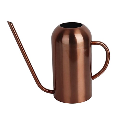 Ursmart 50oz/1.5L 스테인레스 스틸 가든 물포트, 청동, 24.8x21x10.2cm