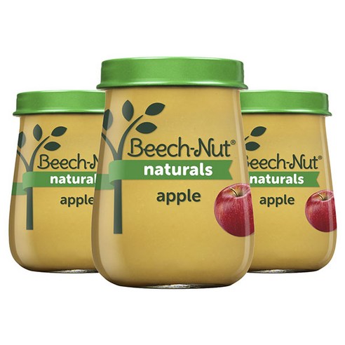 비치넛 과일퓨레 113g, 3개, Apple (사과)