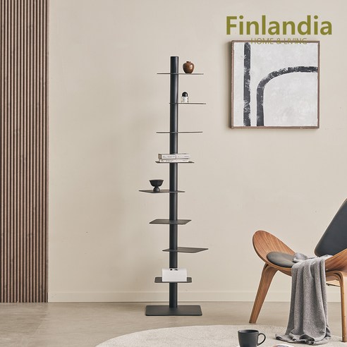 공간에 예술을 더하는 핀란디아 엘라인 스탠딩 9단 북선반