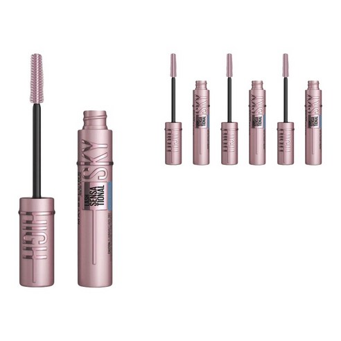 메이블린 스카이 하이 워터프루프 마스카라 6ml, 4개, 802 Very Black