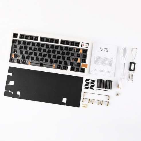 CIDOO V75 Plus kit는 DIY 조립의 재미를 즐길 수 있는 기계식 키보드 베어본 킷입니다.