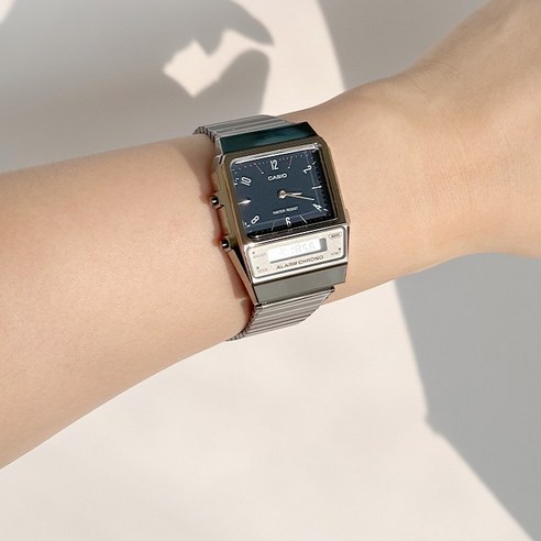 CASIO 카시오 AQ-800EB-2A 공용 레트로 아날로그 디지털시계