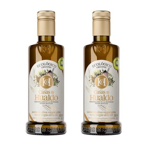 까사스 디 후알도 에코로지꼬 유기농 엑스트라버진 올리브오일, 2개, 500ml
