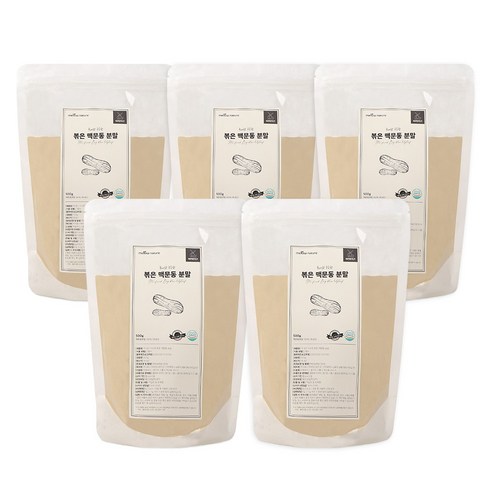 자연방앗간 국산 볶은 맥문동 가루 분말 식약처인증, 1개, 500g