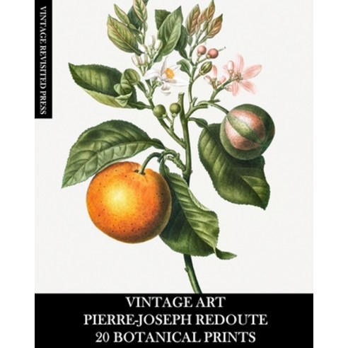 (영문도서) Vintage Art: Pierre-Joseph Redoute: 20 Botanical Prints Paperback, Blurb, English, 9798210082060