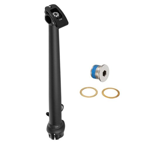 25.4mm 스템 1-1/8 "포크가 있는 접이식 자전거 라이저, 검은 색, 426mm, 알루미늄 합금