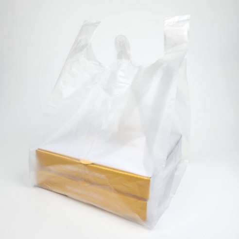봉다리넷 HDPE 피자 봉투 특대형, 반투명, 100개
