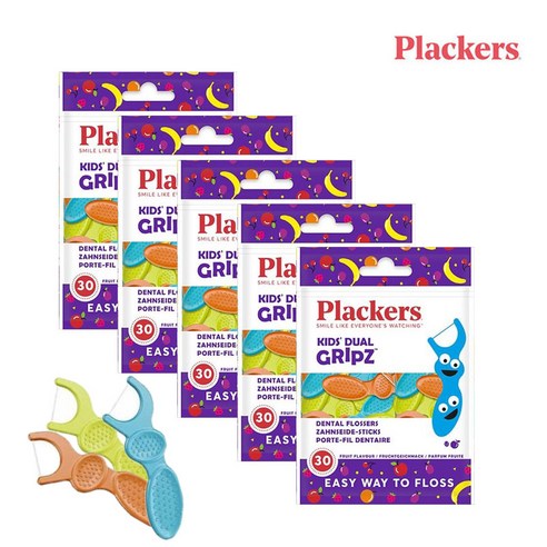 플랙커스 키즈 치실, 30개입, 5개