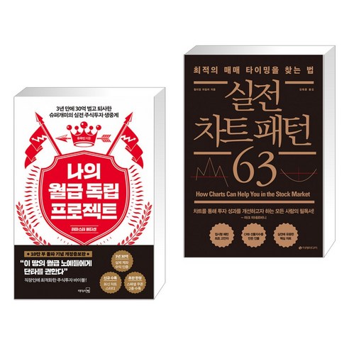 (서점추천) 나의 월급 독립 프로젝트 (리마스터 에디션) + 실전 차트 패턴 63 (전2권)