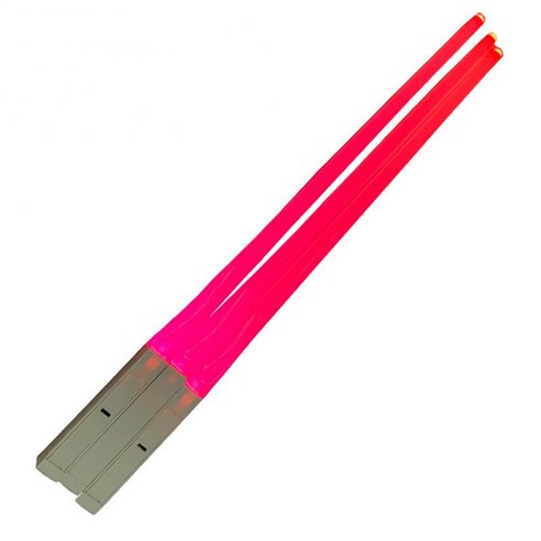 1 쌍 LED 빛나는 젓가락 콘서트 글로우 스틱 플래시 스틱 Lightsaber 젓가락 레스토랑 주방 식기 내구성 선물, 프랑스, Red