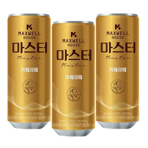맥스웰하우스 콜롬비아나 카페라떼, 240ml, 25개