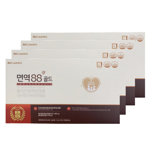 [면역88골드] [224포] 4박스 (15g*14포*4개입*4박스), 840g, 4개