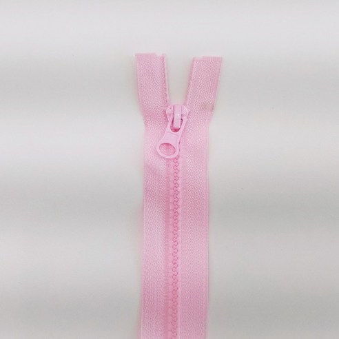 24인치 60cm 5호 비슬론 점퍼지퍼, 1세트, 연핑크색