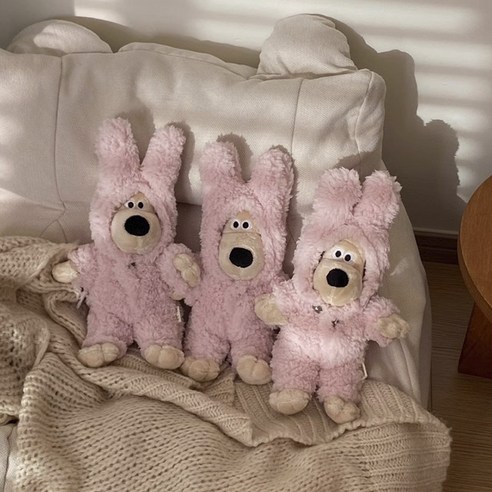 따뜻하고 사랑스러운 핑크토끼 인형옷 소개