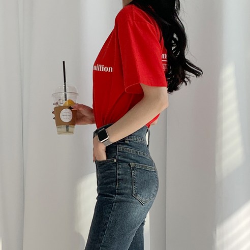 편안하고 세련된 티데일리 밀리언 오버핏 빅사이즈 티셔츠