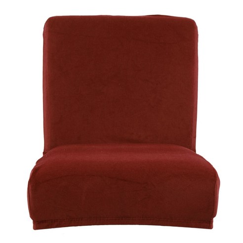 스트레치 Slipcovers 카운터 높이 사이드 체어 커버 스트레치 프로텍터 용 의자 커버, 캐러멜, 설명