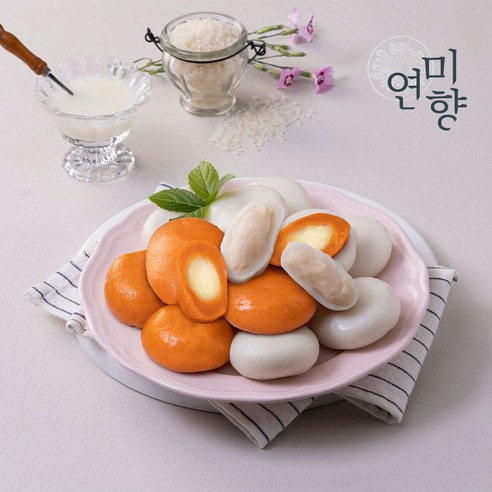 연미향 연유앙금&매콤치즈떡 혼합구성 개별포장 - 가래떡 | 쿠팡