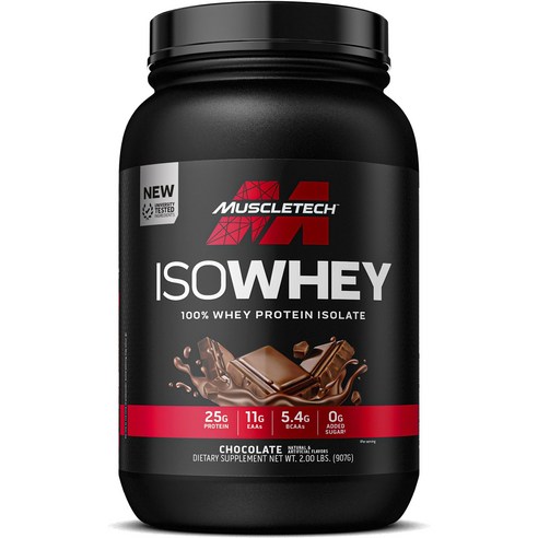 Muscletech 아이소웨이 분리유청단백질 초콜릿 맛, 1개, 907g
