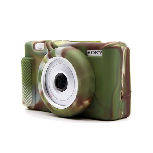 소니 브이로그 카메라 ZV-1M2 컬러 하우징 범퍼 케이스, CAMO, 1개