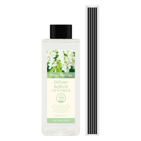 더허브샵 디퓨저 리필 오일, 아카시아모링가, 200ml, 1개