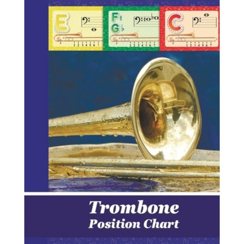 (영문도서) Trombone Position Chart: Trombone Fingering Chart (Brass Fingering Charts) Paperback, Blurb, English, 9798880572670
